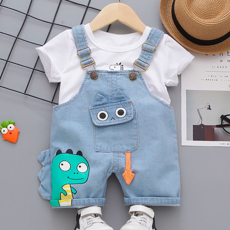 LJW 2022 Cartoon Infant Suits Baby Clothing Set For Boys