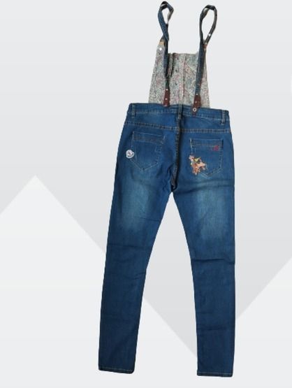 Authentic Skinny Overall Denim For Ladies