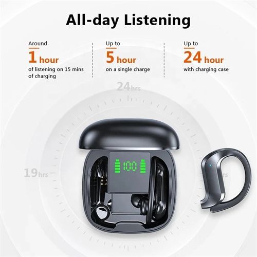 Business Bluetooth Headset Sports Hanging Ear Touch Headphon