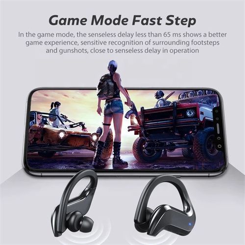 Business Bluetooth Headset Sports Hanging Ear Touch Headphon