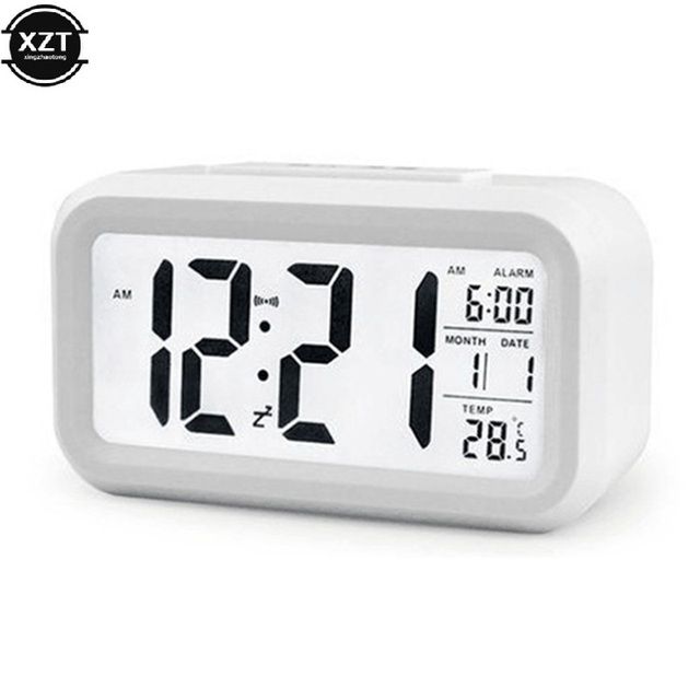 Time Clock Digital Big LED Screen Desk Clock Data Time
