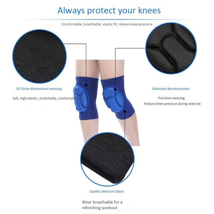 Blue Sports Sponge Kneepad High Density Dance Kneepad