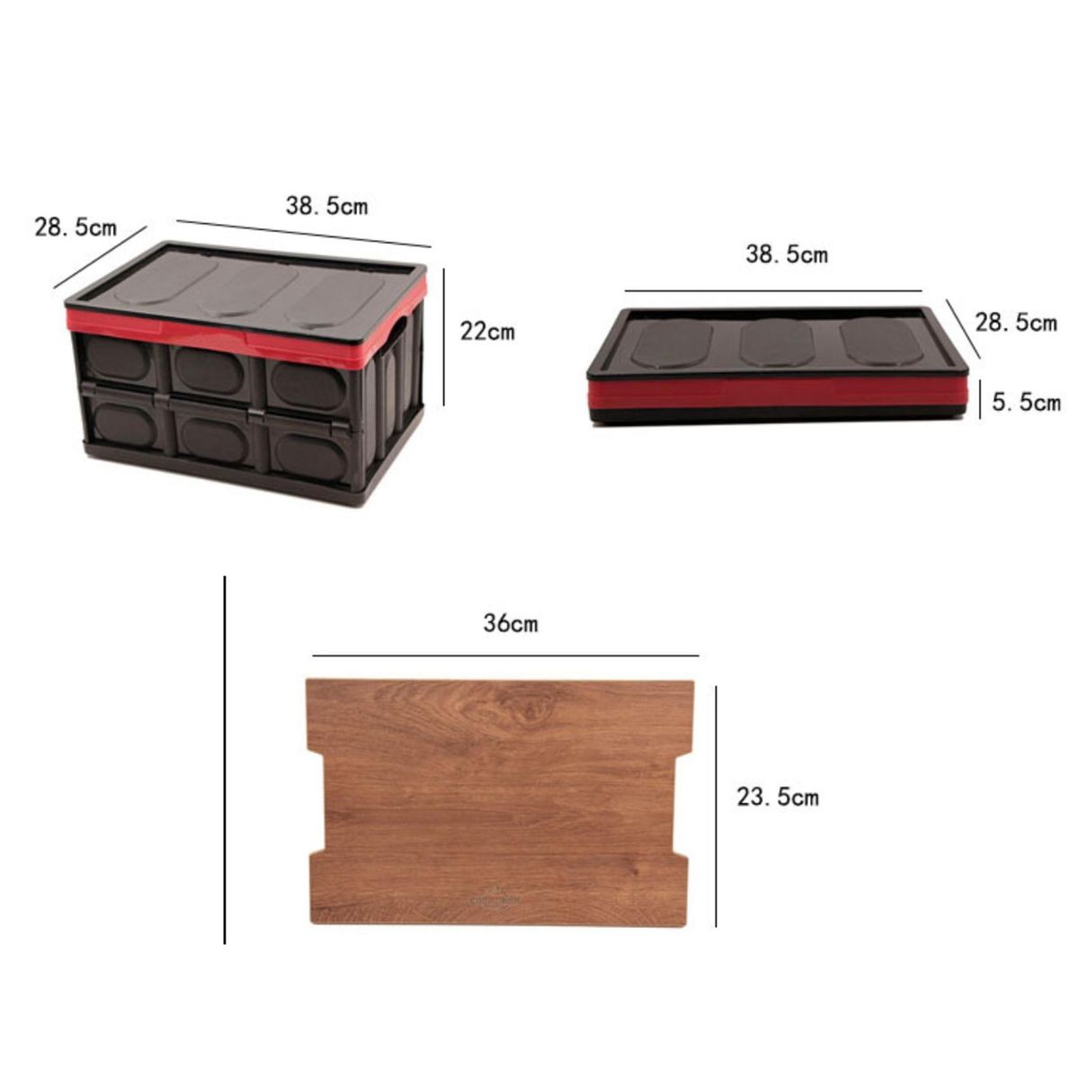 COOLCAMP Outdoor Camping Collapsible Storage Box Car