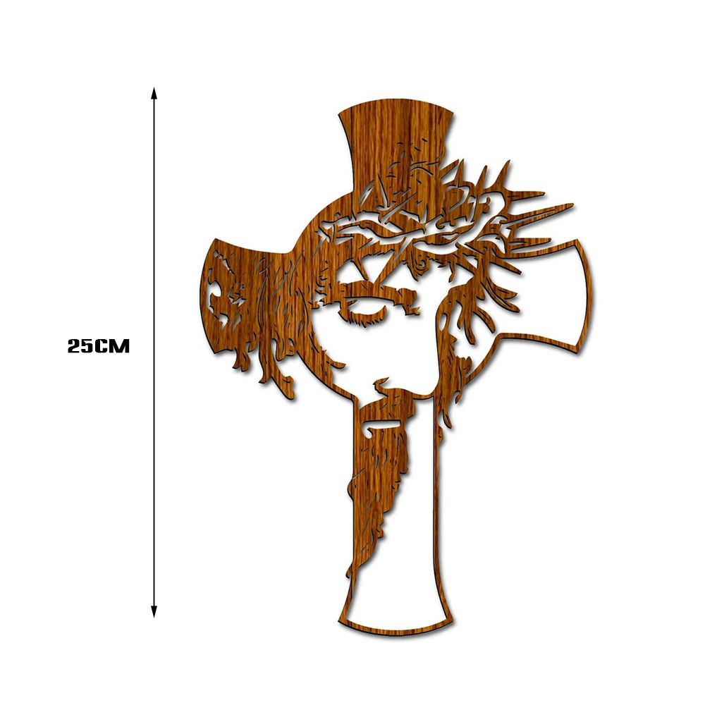 Cross Christian Wood Wall Art Craft Decor Home Hangings