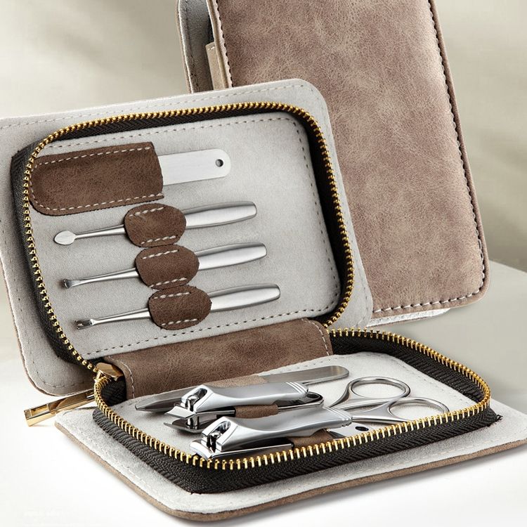 8 PCS / Set Nail Shear Ordinary Nose Hair Clipper