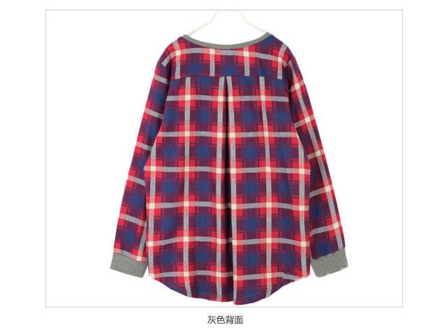 Ladies Multi- Color Checkers Top