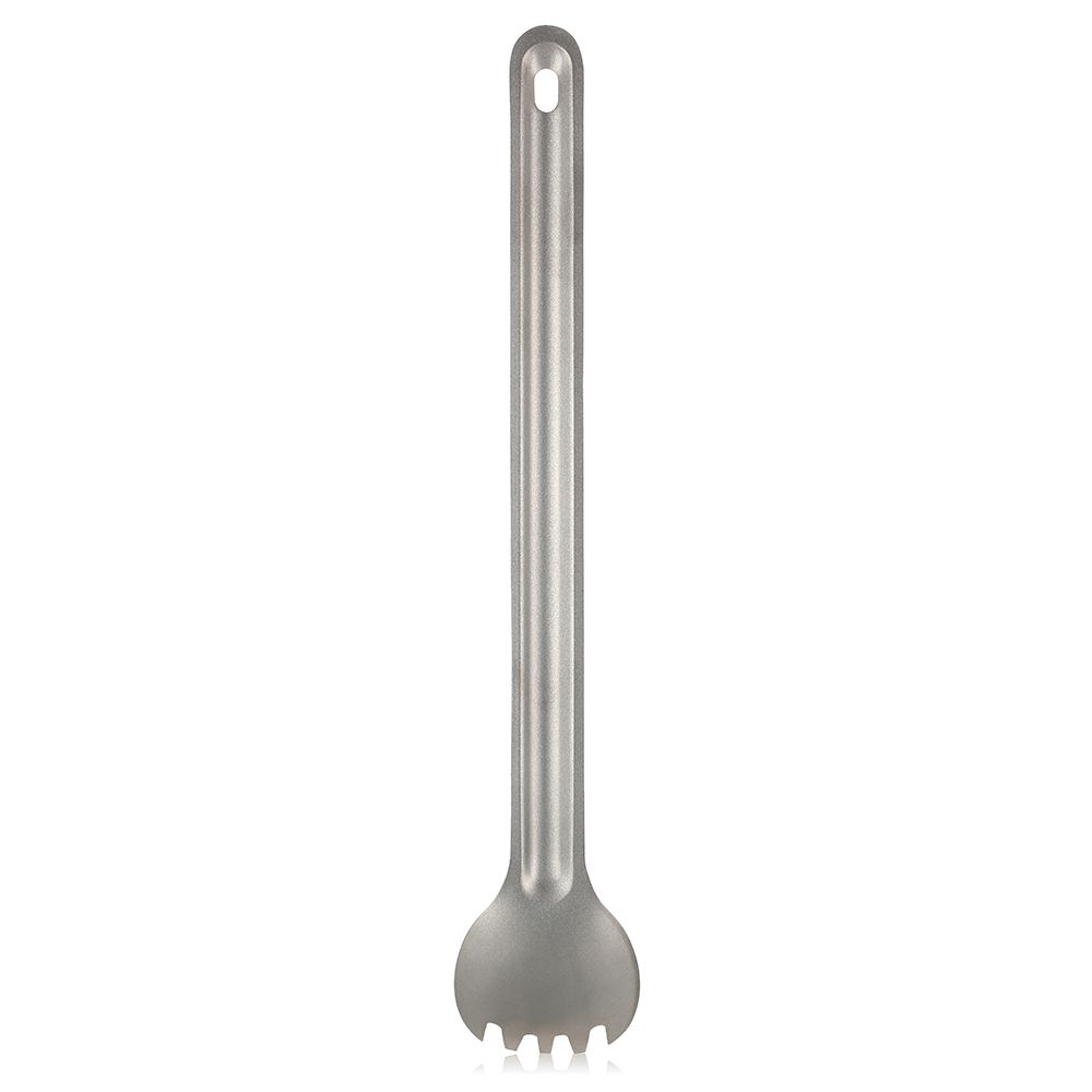 Titanium Long Handle Spork Outdoor Portable Matte
