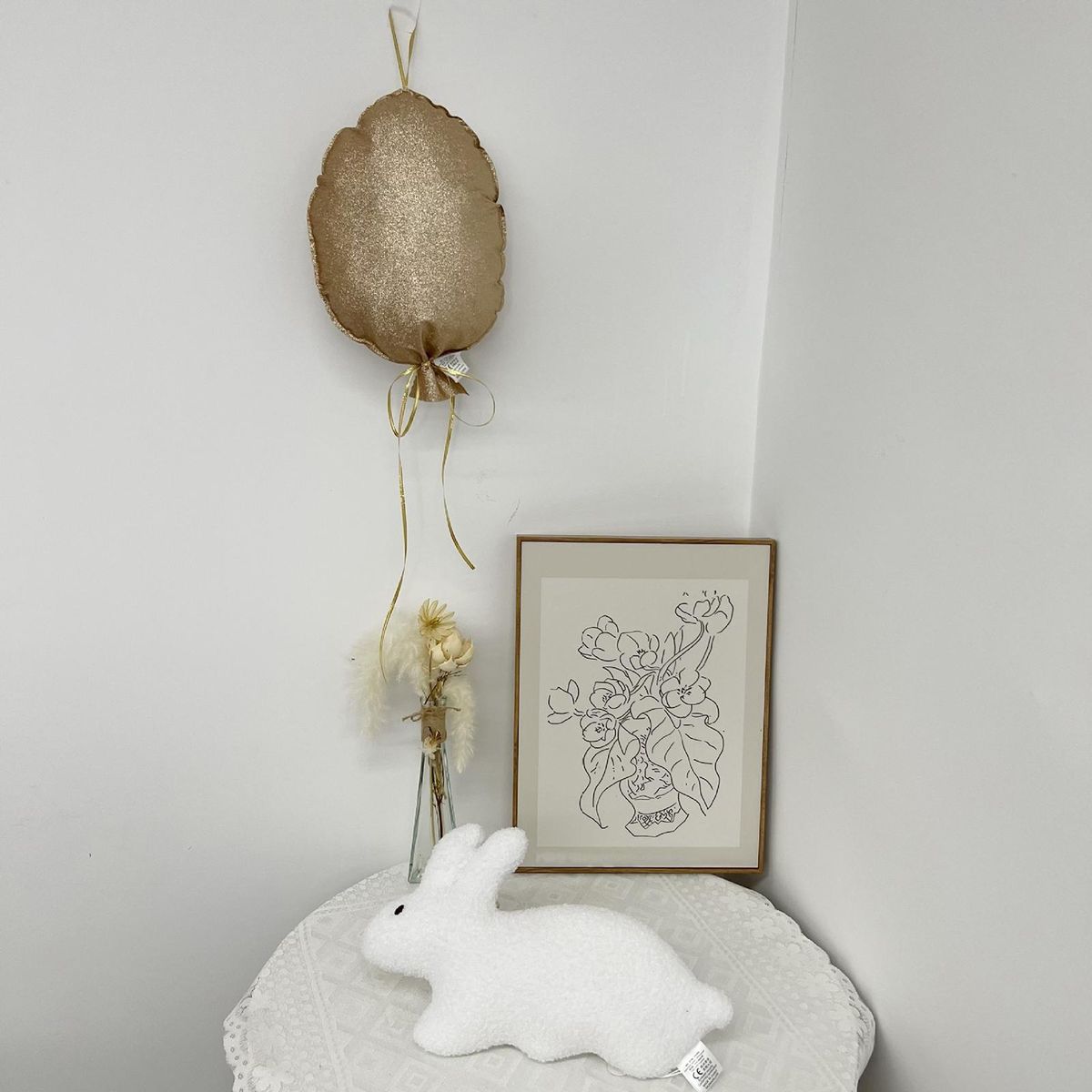 Hanging Balloon Decoration Children Room Bedroom Wall Balloon Pillow Golden