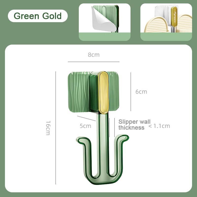 Bathroom Slippers Rack Wall Mounted Shoes Rack Slippers Drain Sh Punch Free Toilet Storage Hook Slipper Hanger Organizer
