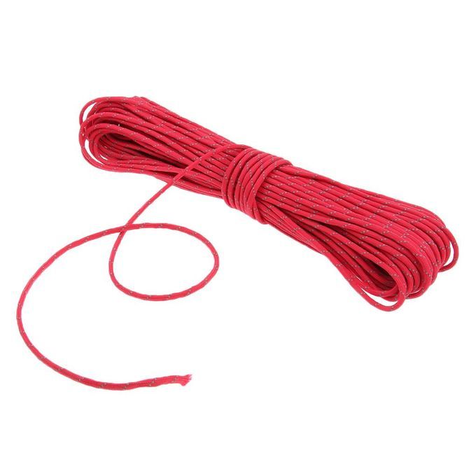 34 Yd Reflective Guyline Tent Rope Camping Cord Paracord 9 Strand Red