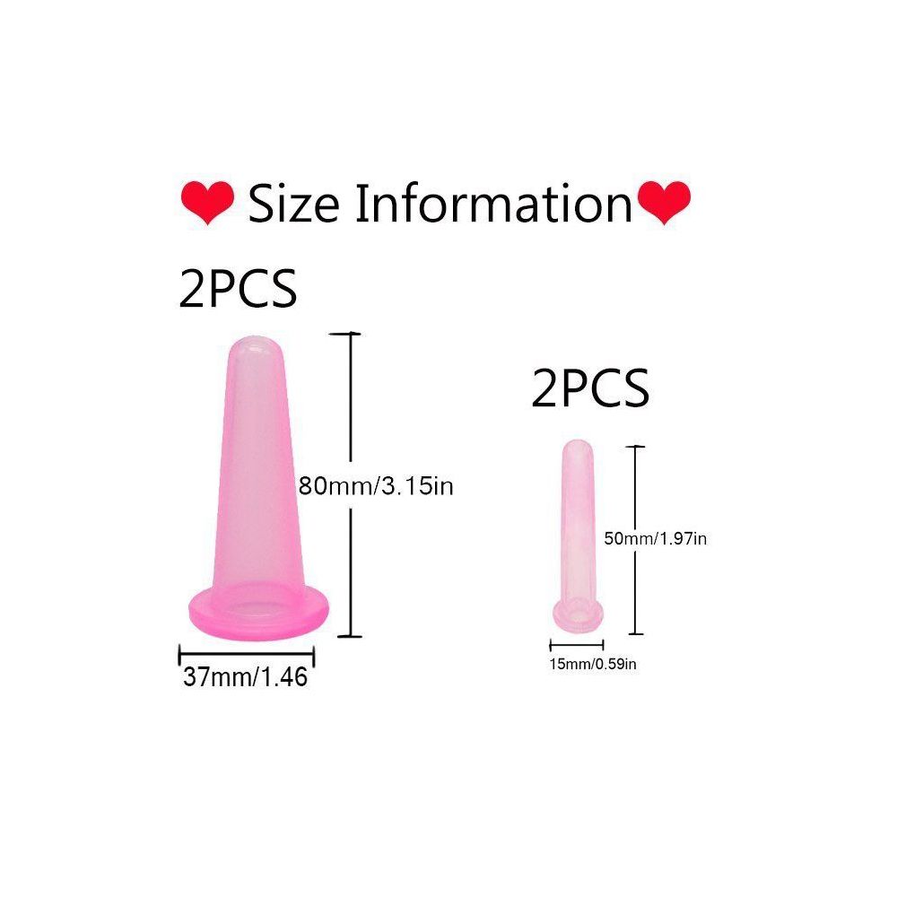 Therapy Masajeador Body Cup Set Massage Anti 4PCS/Set Cellulite Vacuum Set Cup Silicone Massager Cup Cups