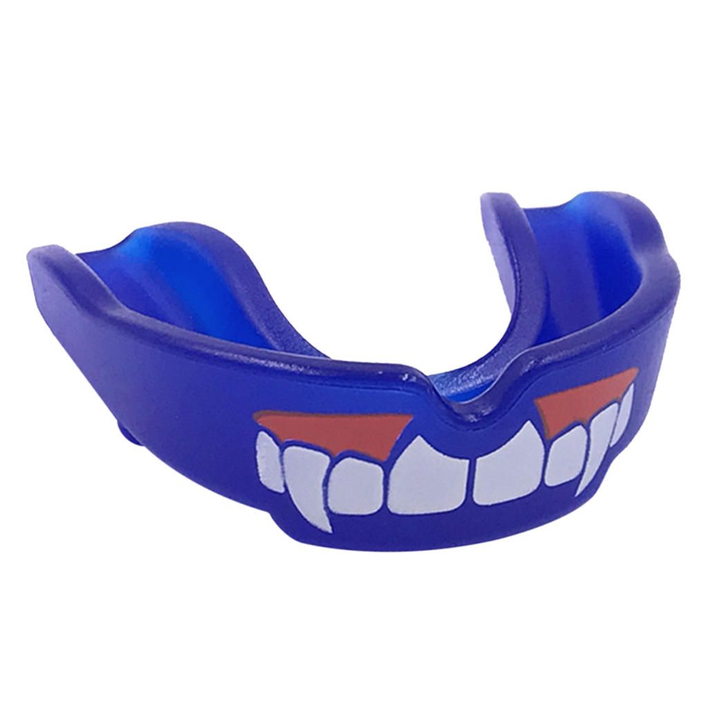 Adults Mouth Guard Mouthpiece Teeth Protective Braces For Boxing Blue