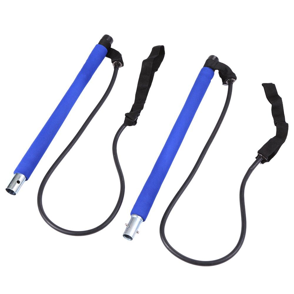 Portable Pilates Bar Kit Resistance Band Muscle Toning Bar