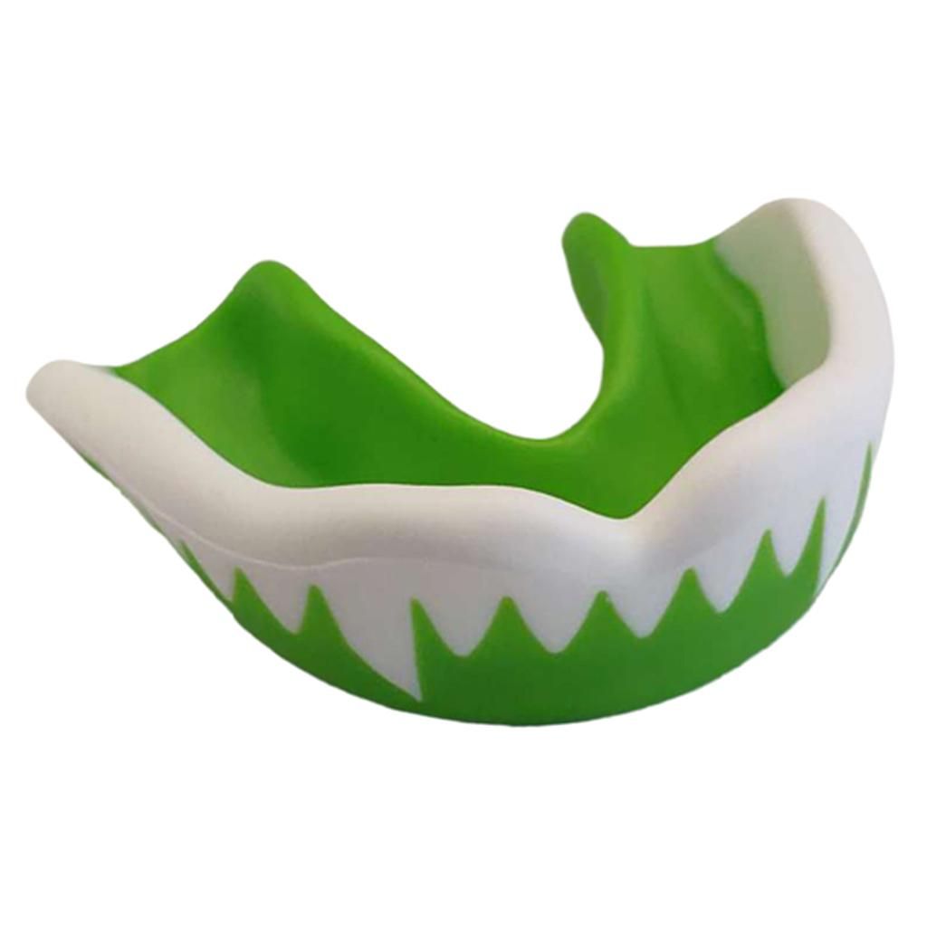 Boxing Mouthguard Adult EVA Mouth Guard MMA  Green 47mm