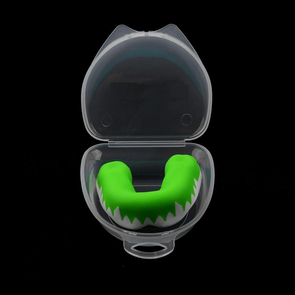 Boxing Mouthguard Adult EVA Mouth Guard MMA  Green 47mm