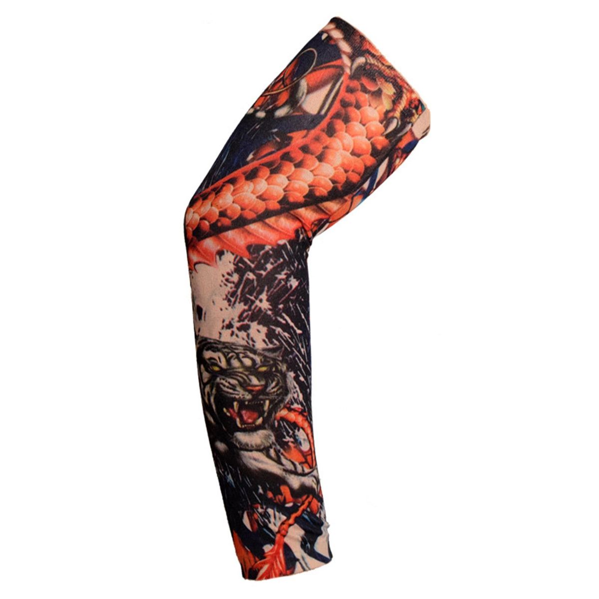 1 Pc Cycling Sleeve Fingerless Sleeve Wrap Red