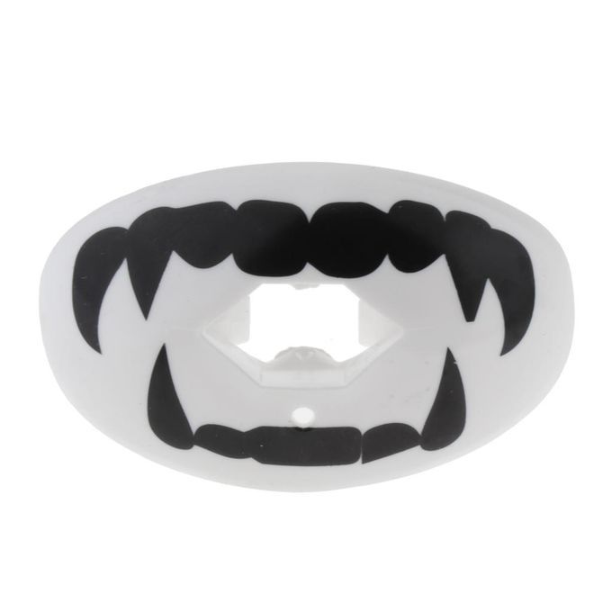 Football Mouthguard Oxygen Sports Mouth Lip Teeth Guard Gum White Fang