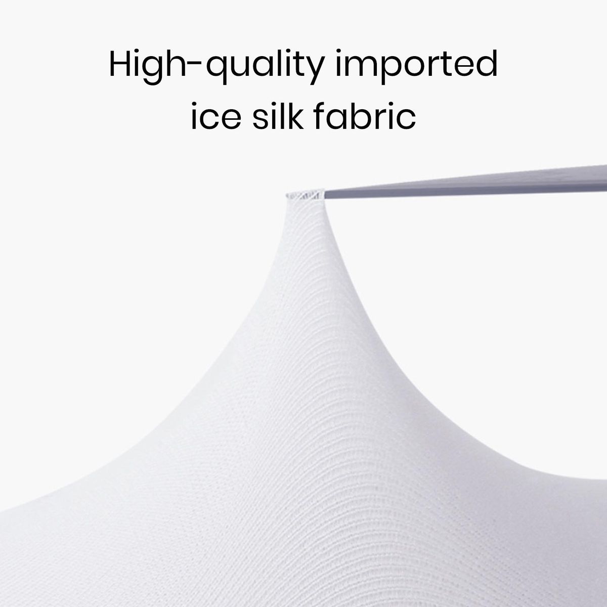 Coolshield Arm Sleeves Ice Silk Sun Protection for Outdoor Activities White