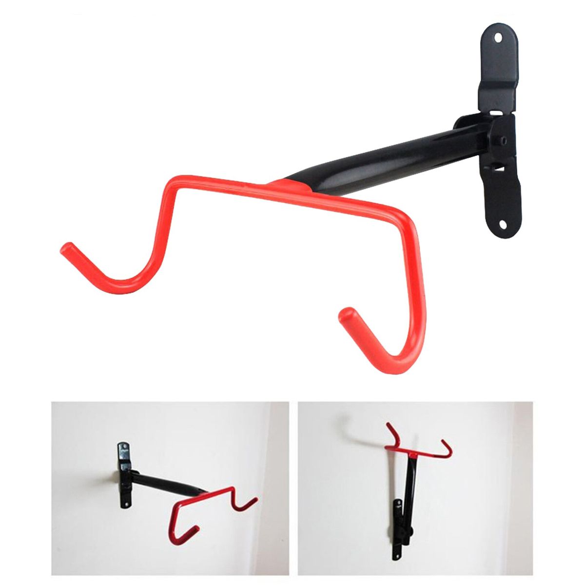 Bike Wall Mount Rack Hook Hanger 60kg Load Bicycle Storage