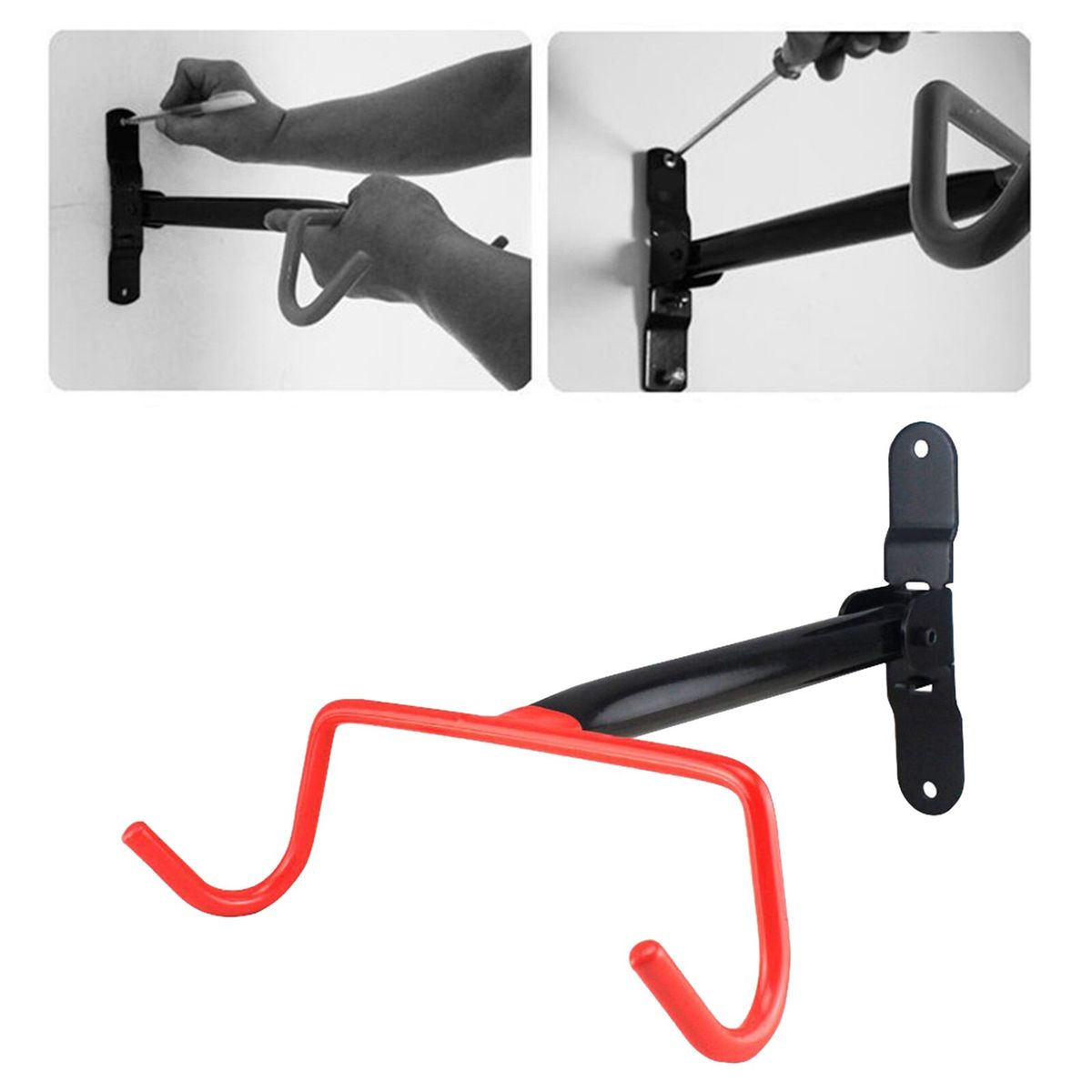 Bike Wall Mount Rack Hook Hanger 60kg Load Bicycle Storage