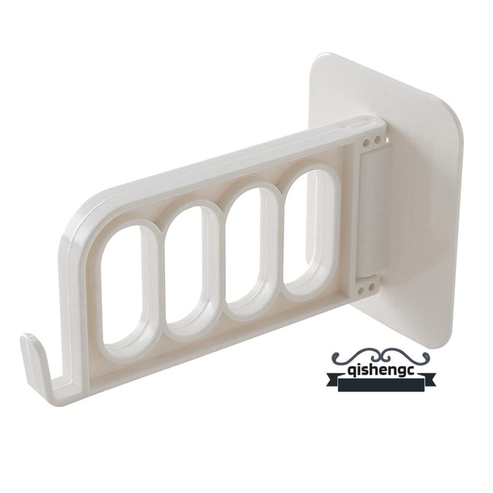 Foldable Hanger 4 Holes Multi Function Wall Hanging Coat