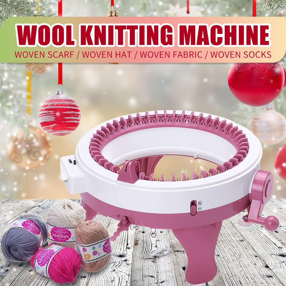 Hand Weaving Knitting Machine Toy Knit Scarf Hat Glove Educational Gift