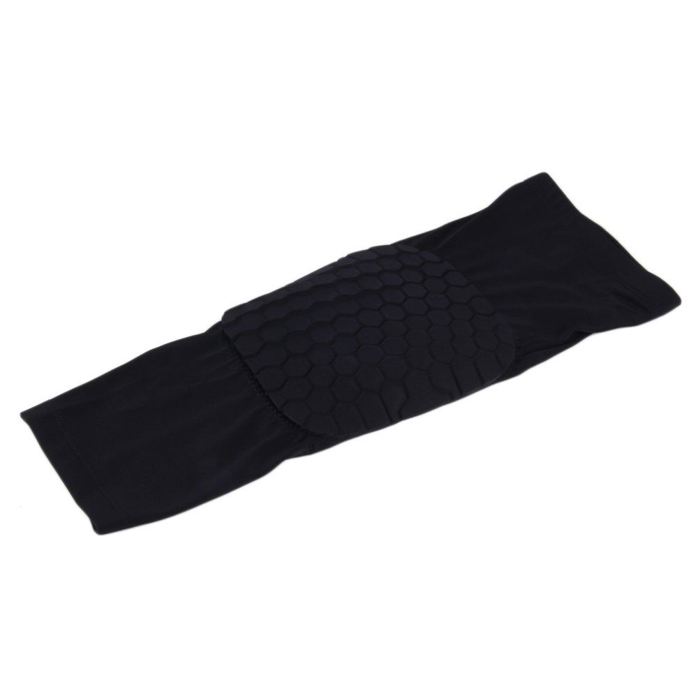 Hot Kids Adult Pad Basketball Leg Knee Long Sleeve Protector Gear Crashproof Black (Intl)