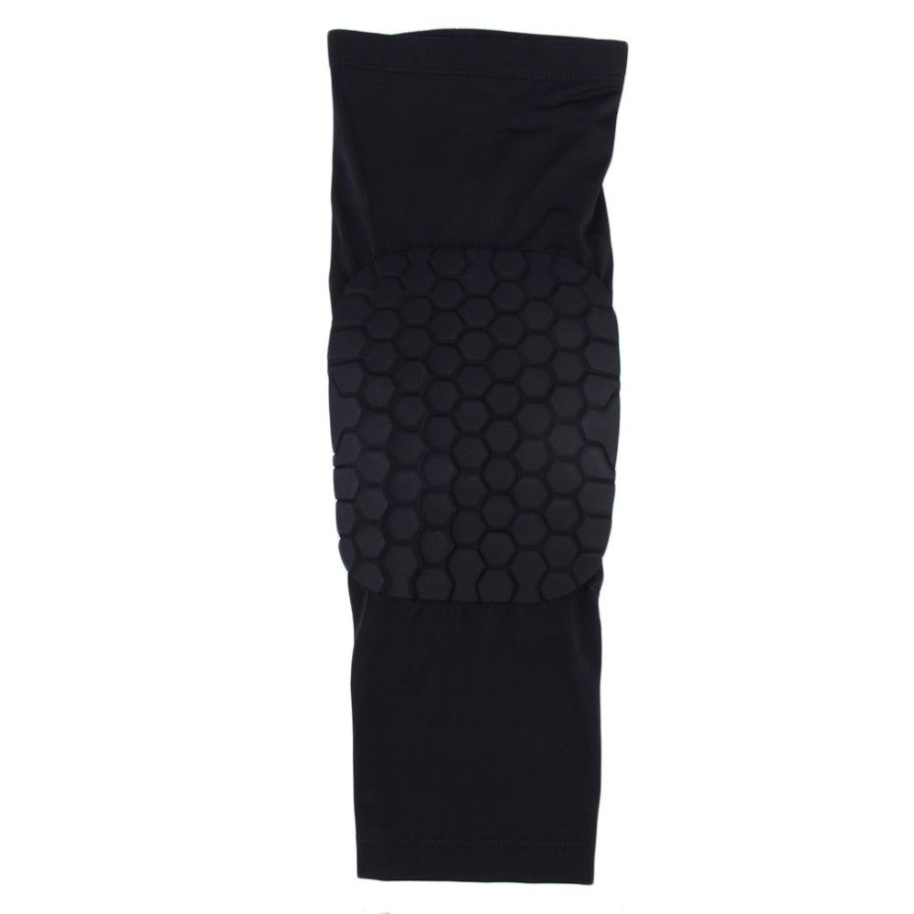 Hot Kids Adult Pad Basketball Leg Knee Long Sleeve Protector Gear Crashproof Black (Intl)