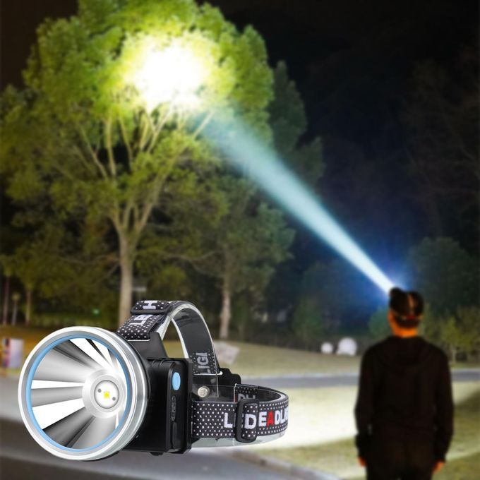 USB Charging  Rechargeable Motion Sensor Head Torch Multicolor