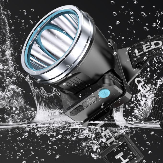 USB Charging  Rechargeable Motion Sensor Head Torch Multicolor