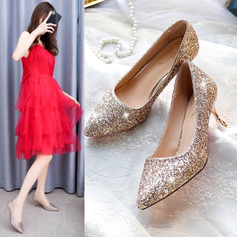 Women Shoes High Heel Sexy Patent Leather Shoes