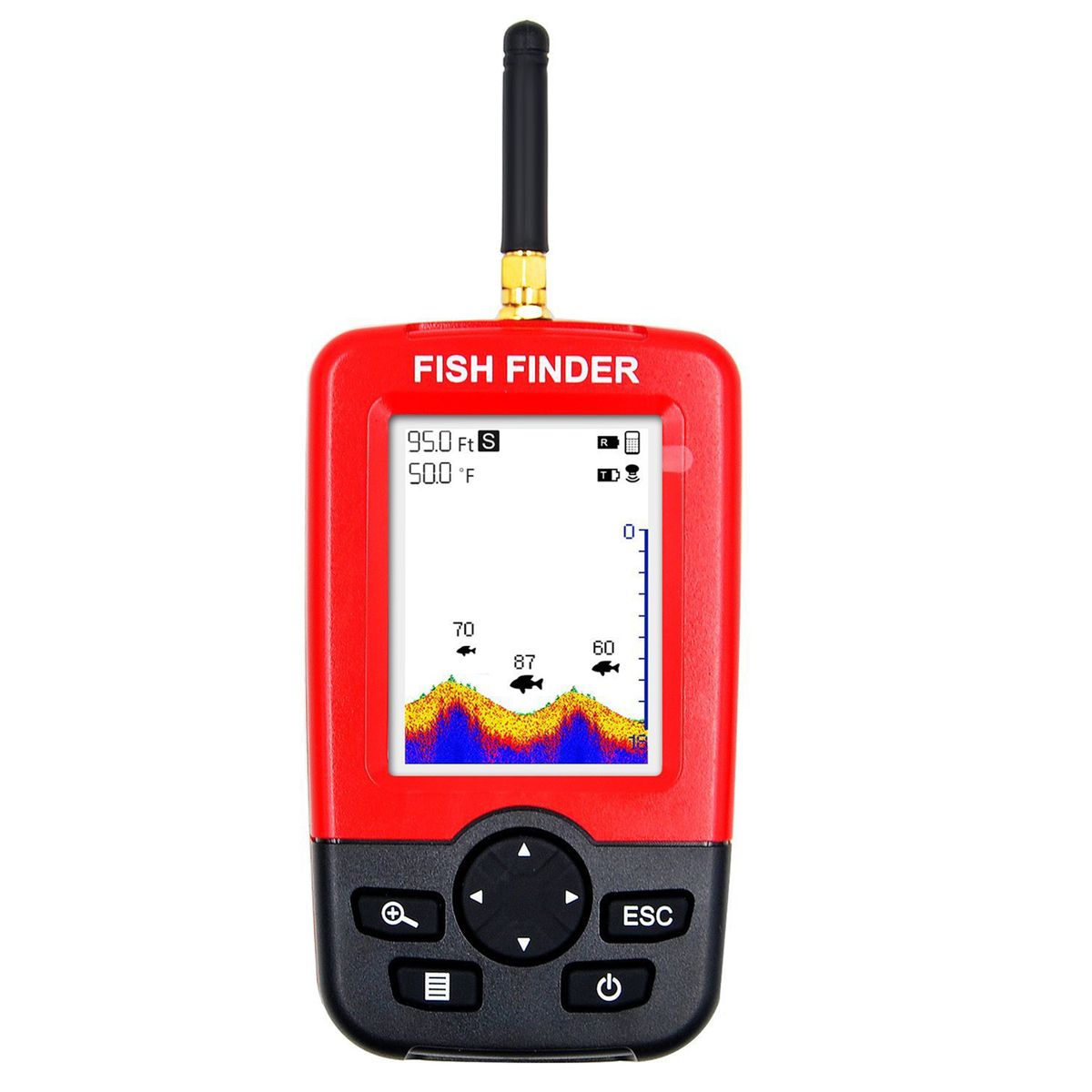Portable Fishfinder Wireless Fish Finder Sound Transmission
