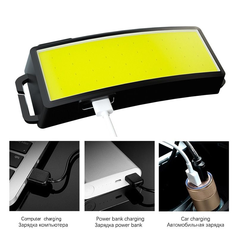 10000LM Style Headlamp Portable Mini COB LED Headlight With