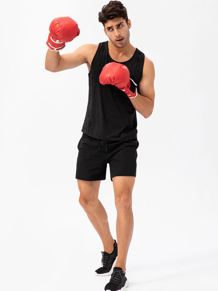 Men Sports Vest Sleeveless Quick Dry Running Fitness Tank Tops