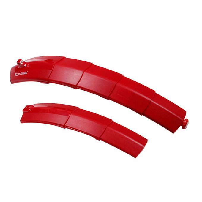 Bicycle MTB Mudguards Mountain Bike Front Fear Mud Guard Set Tire Red