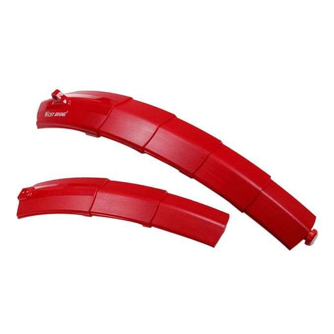 Bicycle MTB Mudguards Mountain Bike Front Fear Mud Guard Set Tire Red
