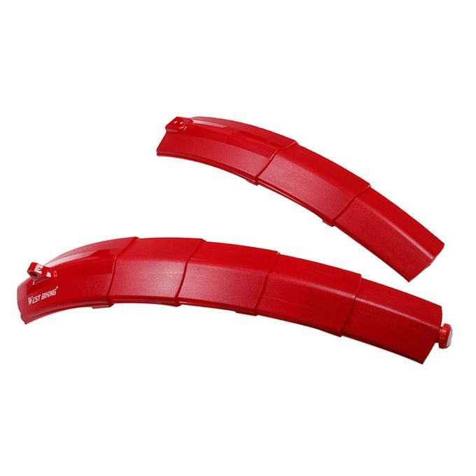 Bicycle MTB Mudguards Mountain Bike Front Fear Mud Guard Set Tire Red