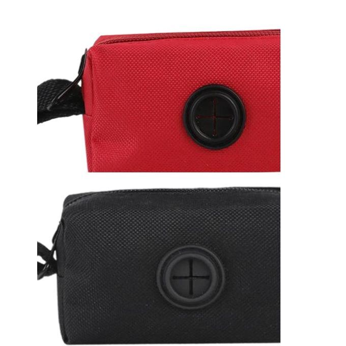 2Pcs Dog Poop Bag Holder Oxfor Cloth Scratch Resistant Waste Bag