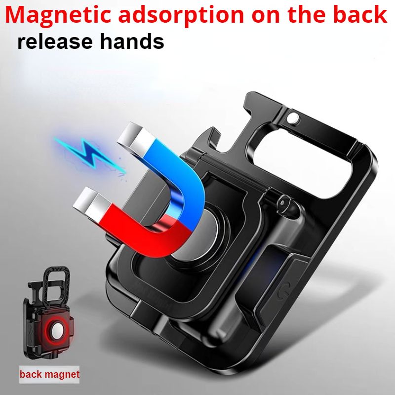 Mini LED Pocket Torch USB Rechargeable Camping Light