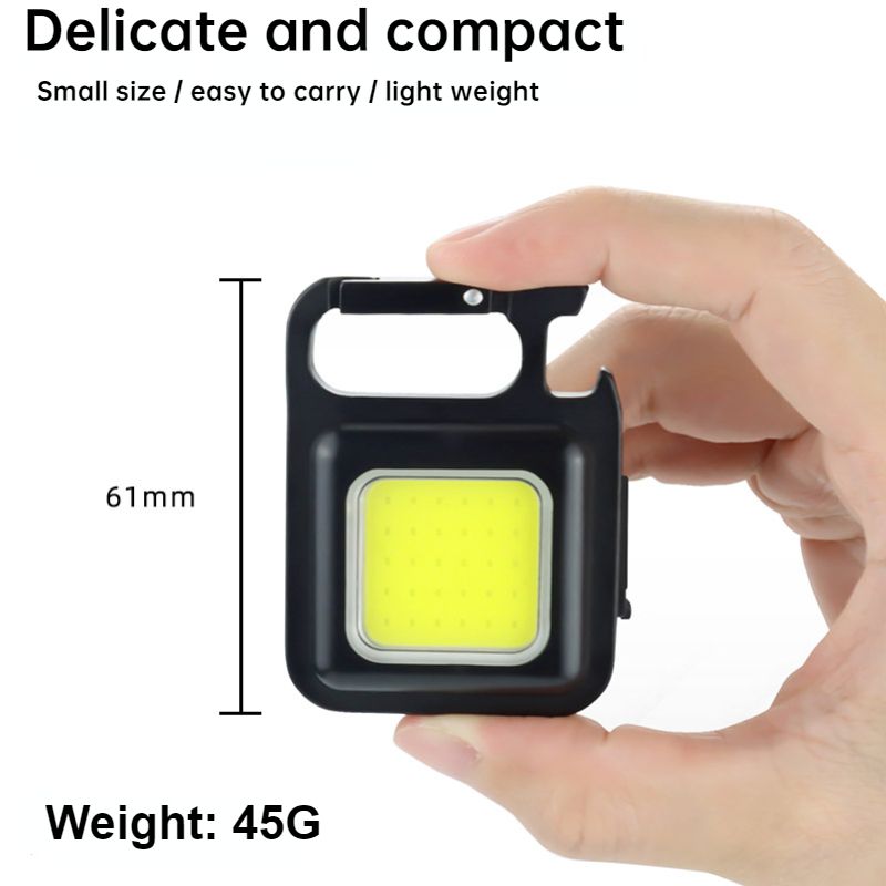 Mini LED Pocket Torch USB Rechargeable Camping Light