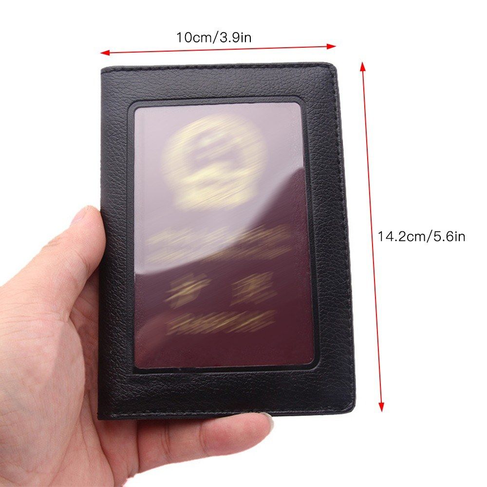 Passport Holder Passport Cover Clear Card ID Holder Case