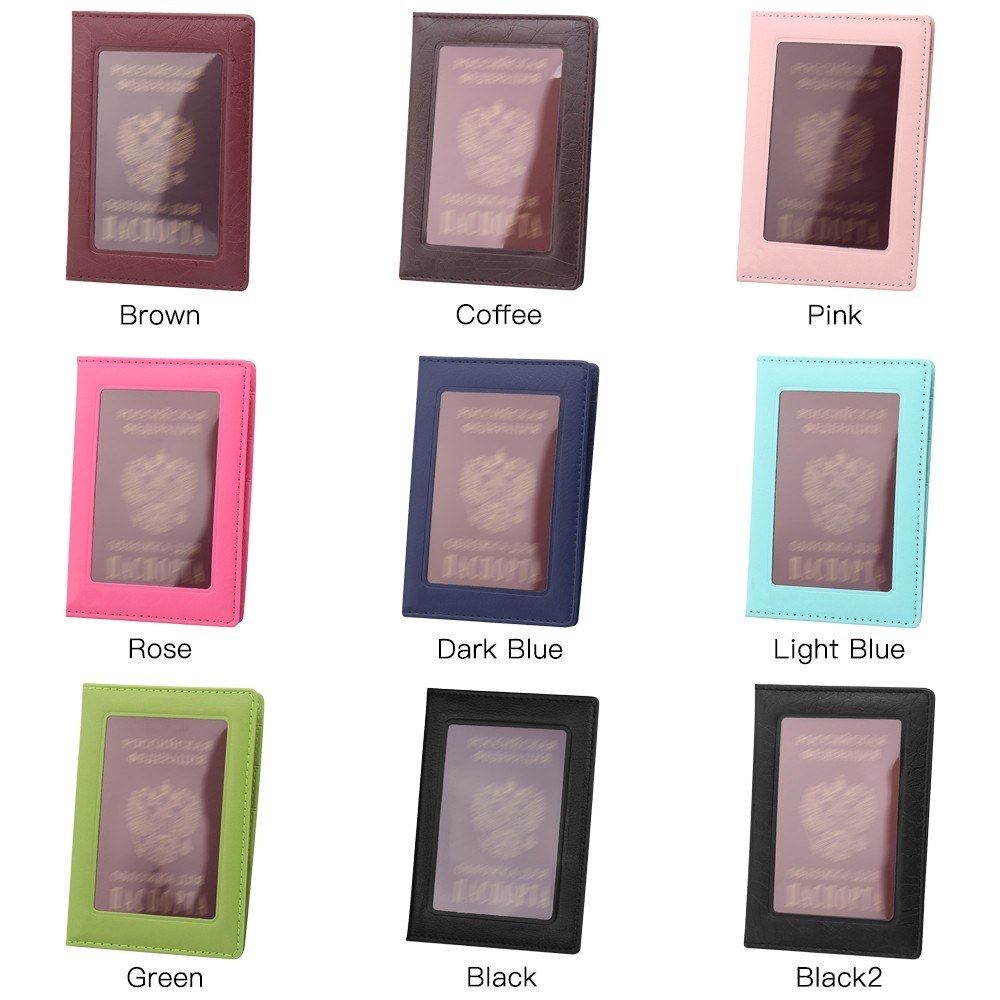 Passport Holder Passport Cover Clear Card ID Holder Case