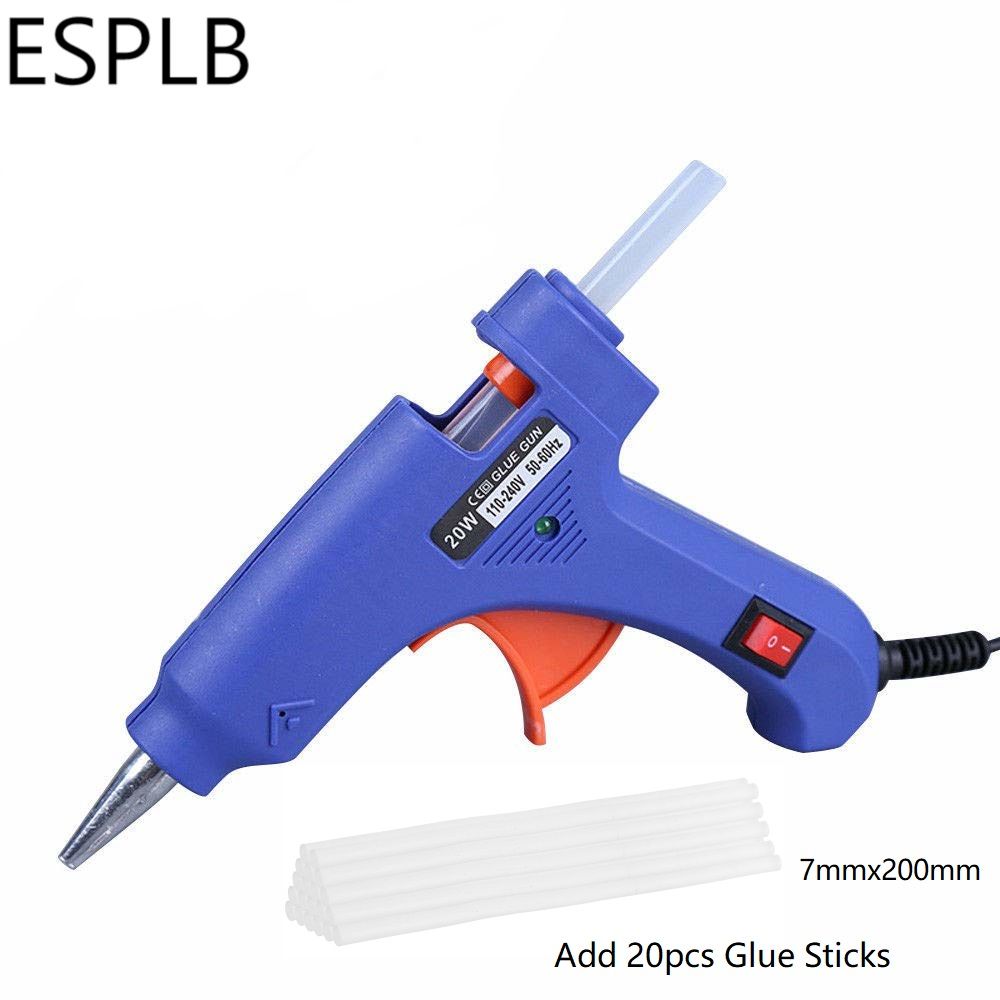 G20 New 20W High Temperature Hot Melt  Gun Hair Accessories DIY Jewelry Envmental Protection Hot