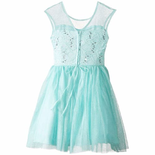 Big Girls' Illusion Yoke Ballerina Dress
