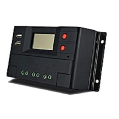 Solar Charge Controller - 12/24v 20a Pwm With USB
