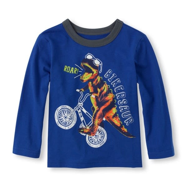 Longsleeve Bikersaur Graphic Tee