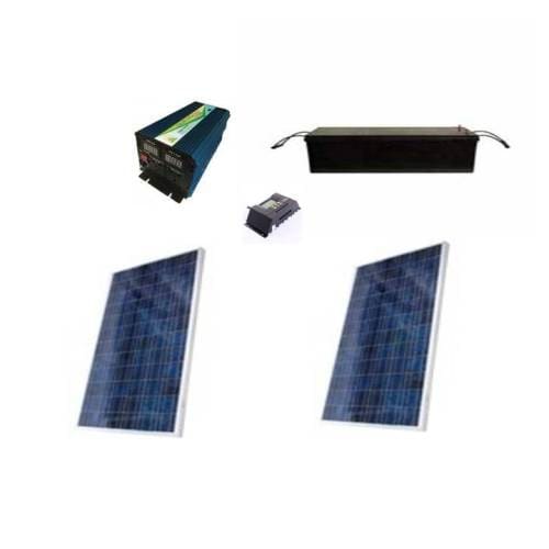 2000watt 12V Modified Sine Wave Complete solar kit with 200amps battery