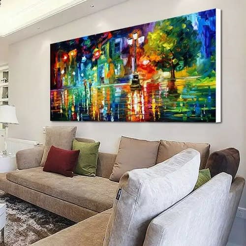Abstract Canvas Artwork - 160cm X 80cm