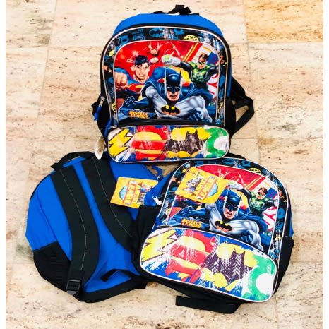 Justice League Super Hero Backpack With Front Pouch