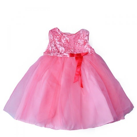 Marmellata Little Girl Soutache Dress - Pink